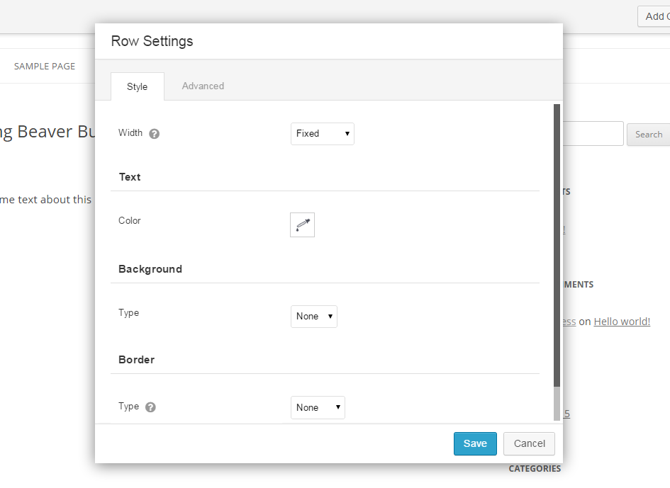 Beaver Builder Custom Controls