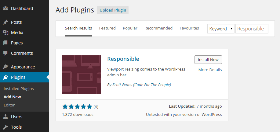 Responsible Add Plugin