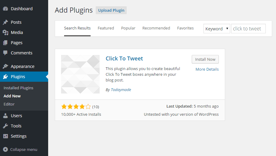 Click to Tweet Add Plugin