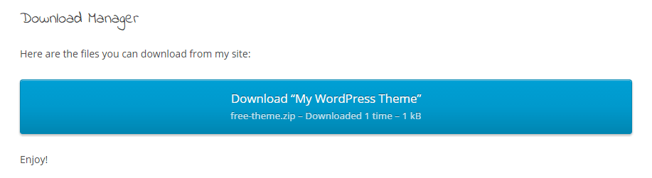 Download Manager Button Template