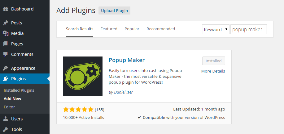 Popup Maker Add Plugin