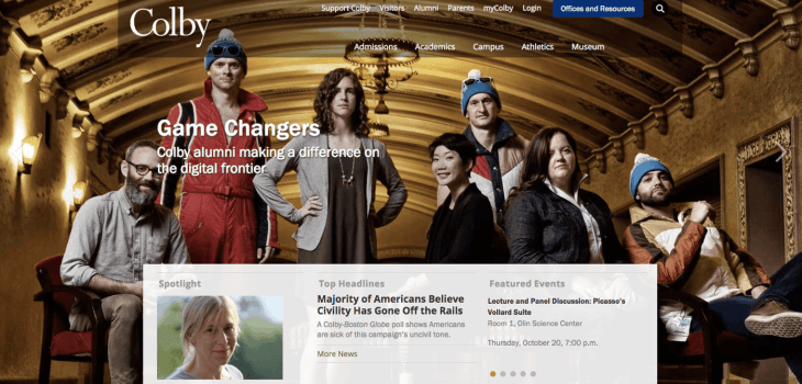 Top University Websites Using WordPress: Colby