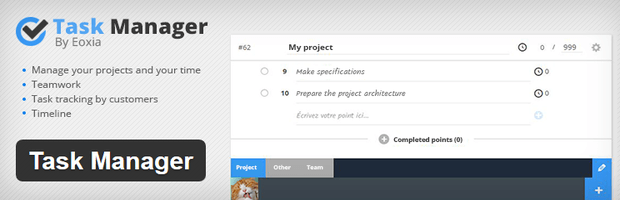 Task Manager - WordPress Project Management Tools