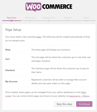 woocommerce-page-setup