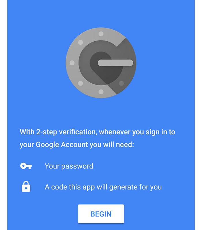 Google Two Factor Authentication