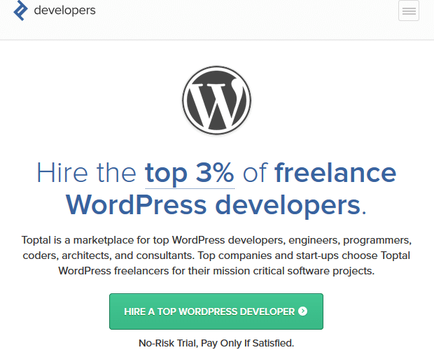 Toptal - WordPress Developer Resource
