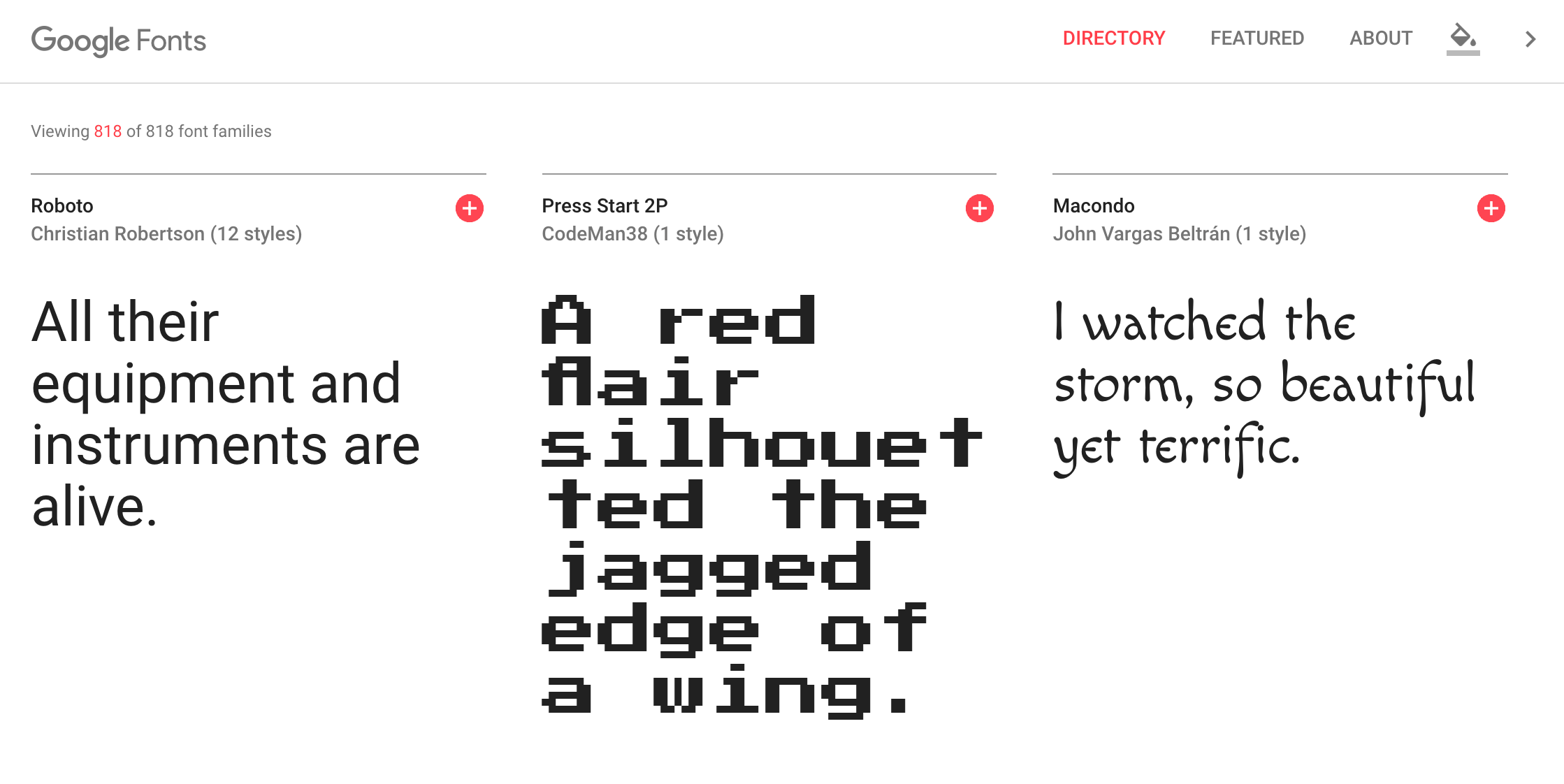 Google Fonts