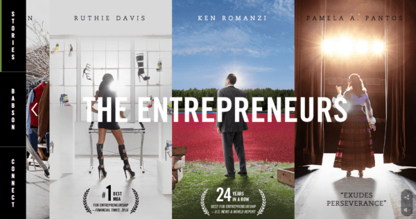 Babson College's "The Entrepreneurs" campaign.