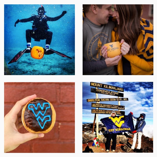 A few photos from West Virginia University's Instagram account.