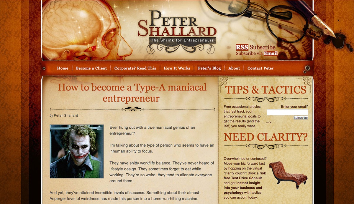Peter Shallard's blog