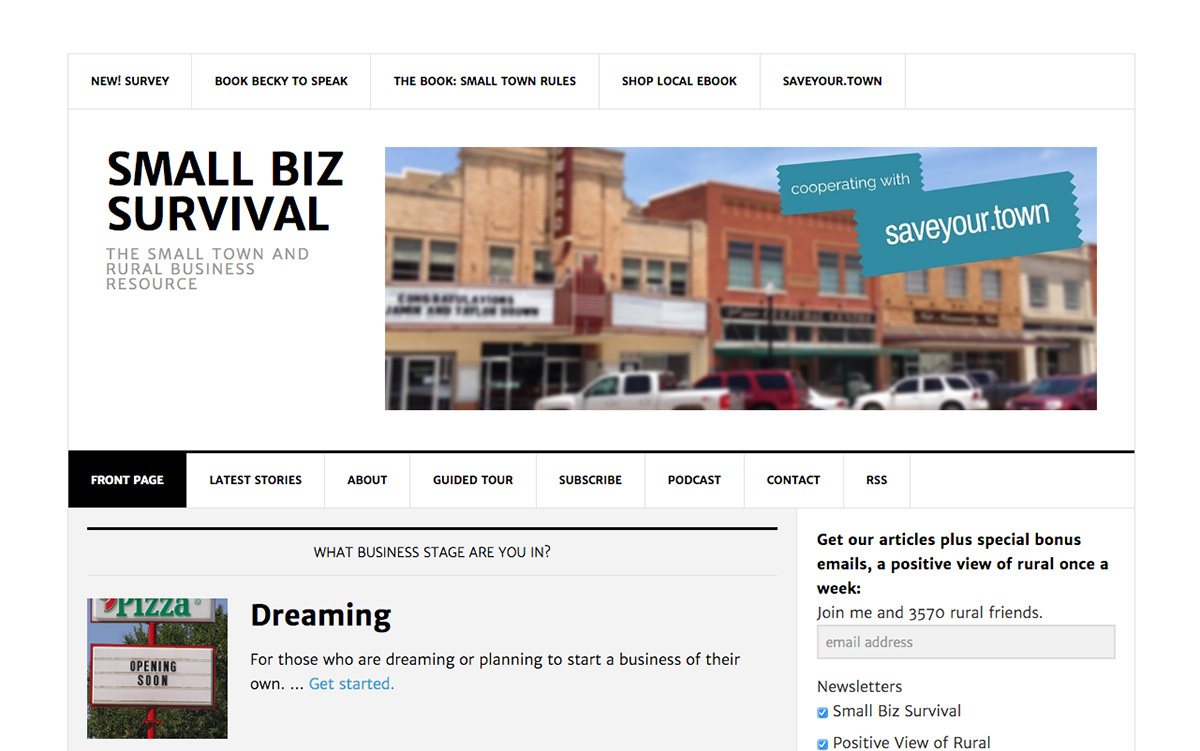 The Small Biz Survival blog