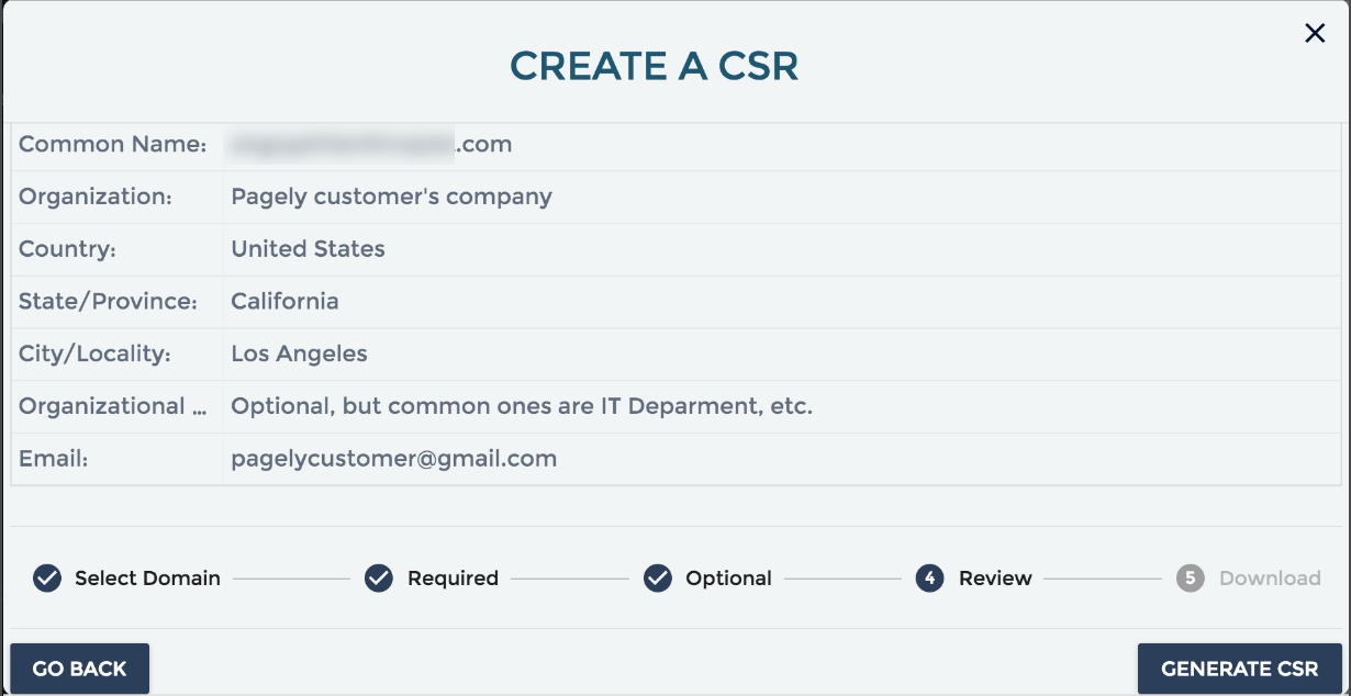 create a CSR