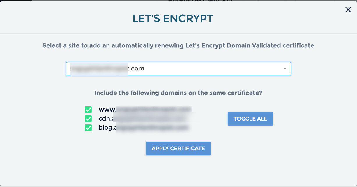 let's encrypt