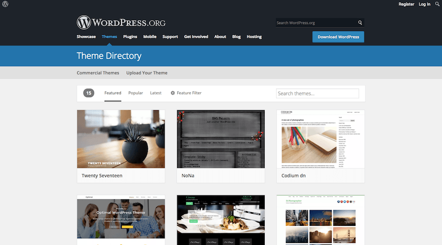 WordPress Theme Repository