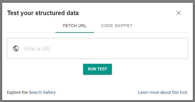 Test your structured data