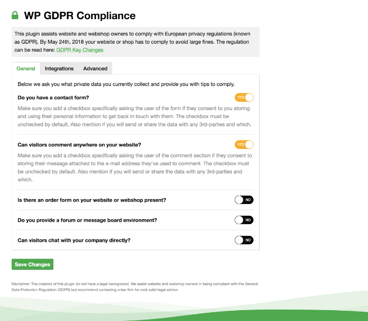 WordPress GDPR Plugin