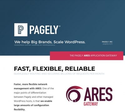 Pagely ARES Feature Brief