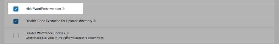Hide WordPress Version