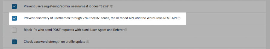 Prevent Username Discovery