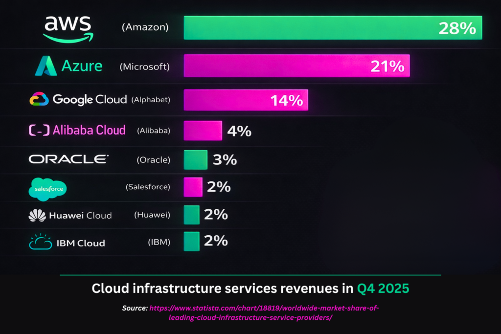 Cloud infrastructure services revenues in Q4 2025