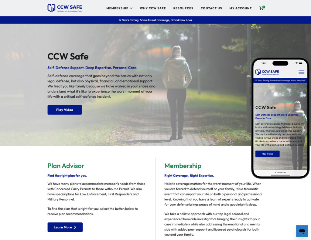 CCW Website Screenshot
