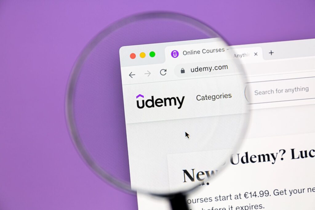Udemy: Free and Premium Online Courses for Learning WordPress