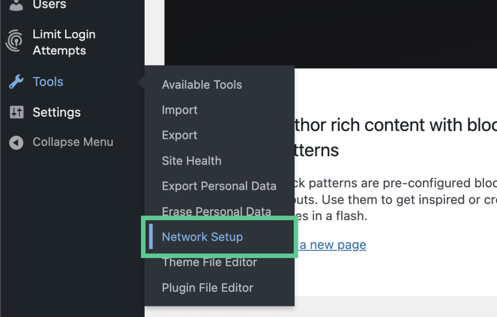 WordPress Network Setup