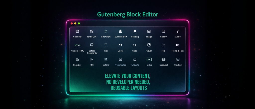Gutenberg Block Editor